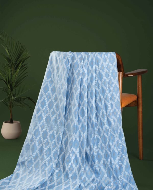 CERULEAN INDIGO IKAT