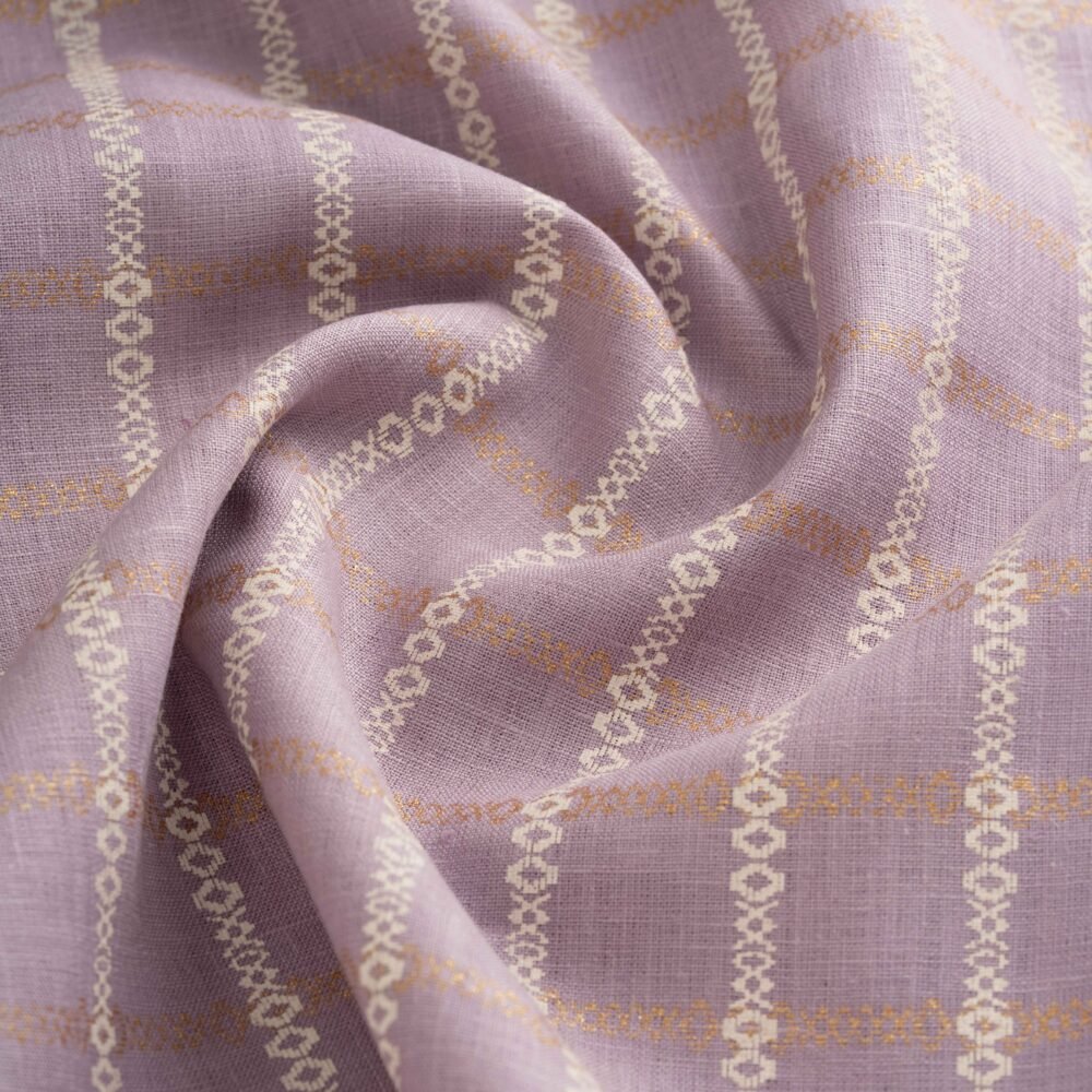 SOFT LILAC TRIBAL STRIPE