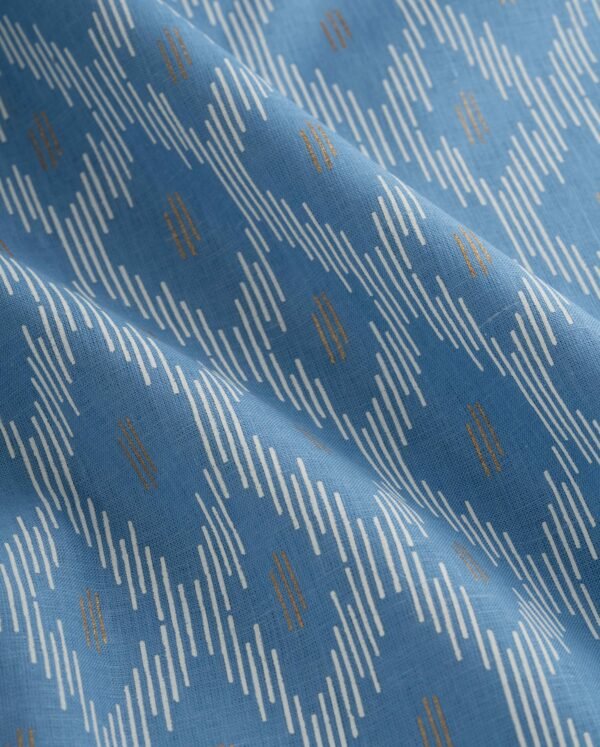 CERULEAN INDIGO IKAT